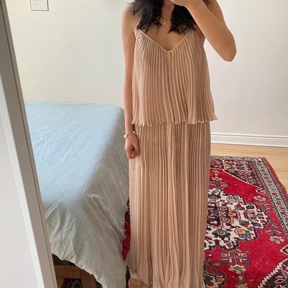 BCBG Joelle Pleated Maxi Dress - Picture 3 of 9